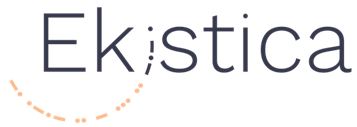 Logo with the word "Ekistica" and design.