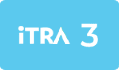 Blue badge with "iTRA 3" text.